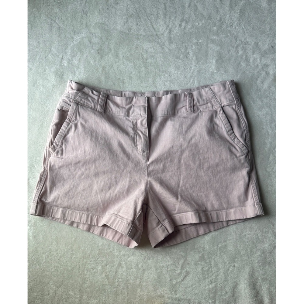 Vineyard Vines Women's Pink Cotton Shorts Size 10 Cotton Stretch Preppy Coastal